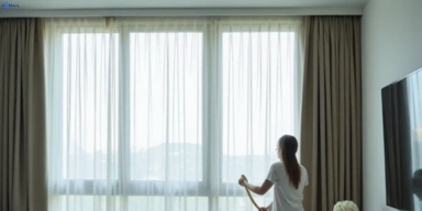 Delicate fabric curtain stain removal silk velvet sheer golden-point-vic treatment
