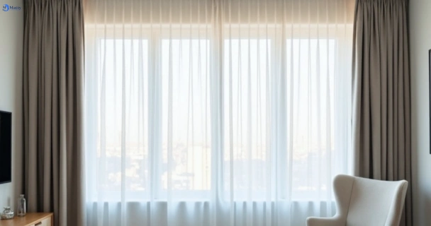 Freshly steam cleaned curtains in golden-point-vic QLD